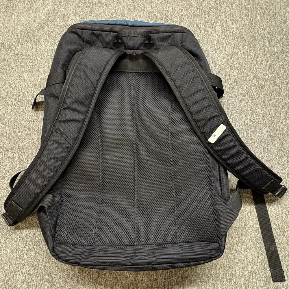 KAPPA Laptop Backpack Blue Black Y2K Strap School College Skate